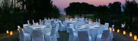 Wedding Tables at Riviera on Vaal Hotel and Country Club